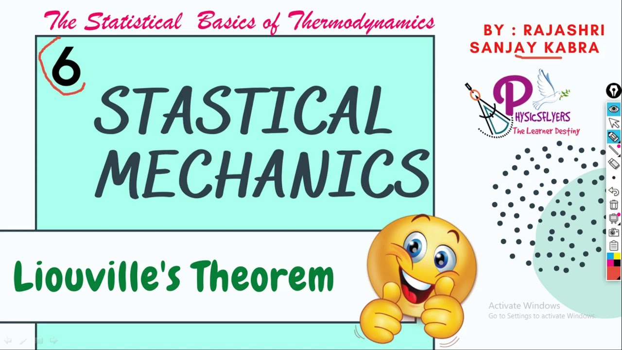 7 Liouville’s Theorem ||Statistical  Mechanics ||  CSIRNET, MSc, BSc, IITJAM, BARC