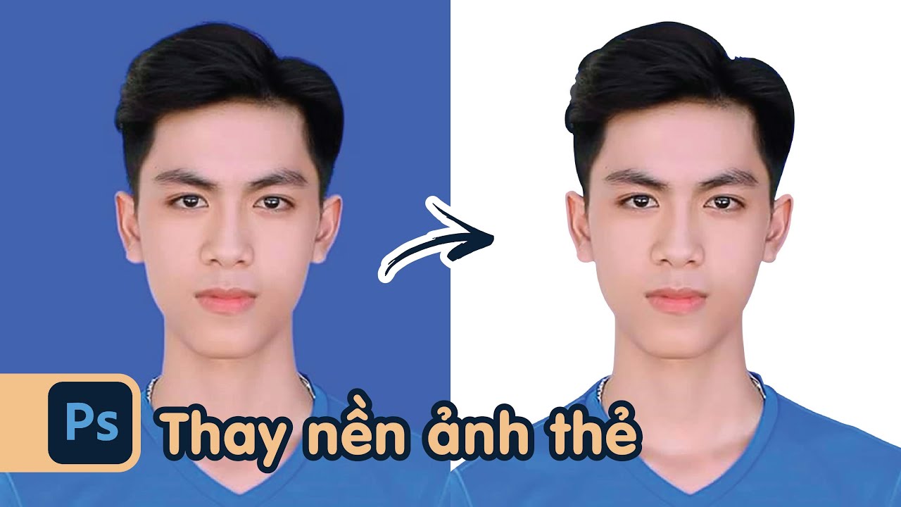 ĐỔI NỀN ẢNH THẺ - PHOTOSHOP #quan #design #thietke #photoshop
