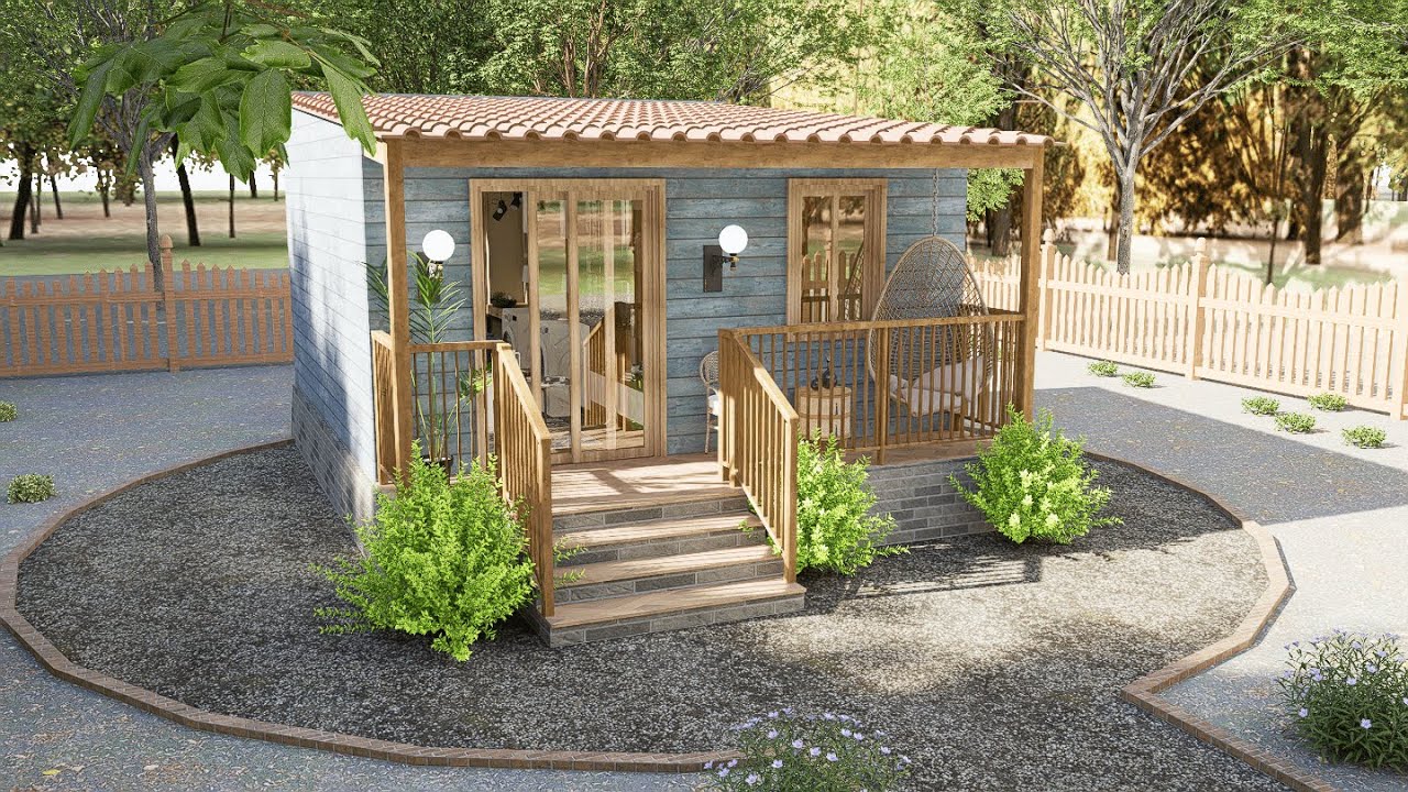 17ft x 17ft ( 5x5 m ) Charm Tiny Design ! Simple but Perfect !!