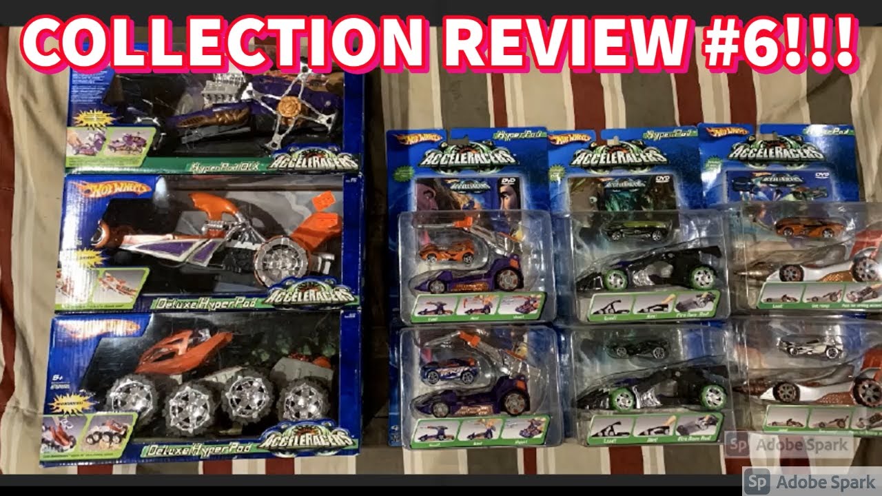 FULL SETS OF CARDED HYPERPODS AND A HWY 35 MOVIE THEATER POSTER? ACCELERACERS COLLECTION REVIEW #6!