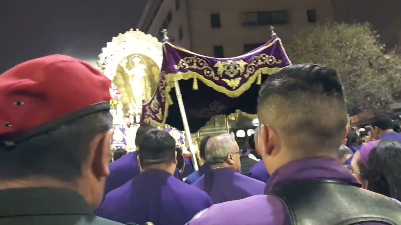 Procesion del señor de los milagros de nazarenas 28 de octubre 2025 parte 4