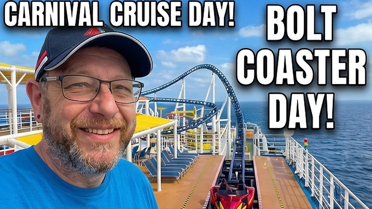 Carnival Jubilee Second Sea Day Vlog | Bolt, Food, Shows & Rudi's Sea Grill!