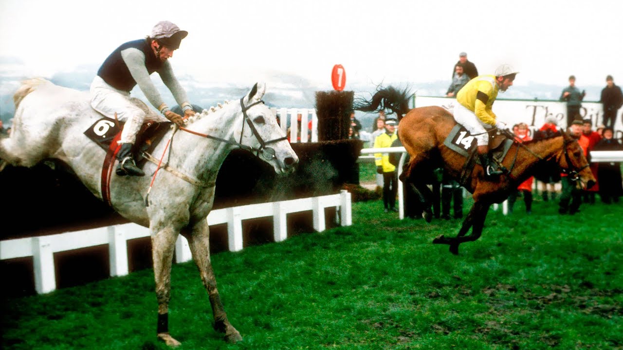 Cheltenham Gold Cup 1989 full race – Desert Orchid (Peter Bromley commentary)
