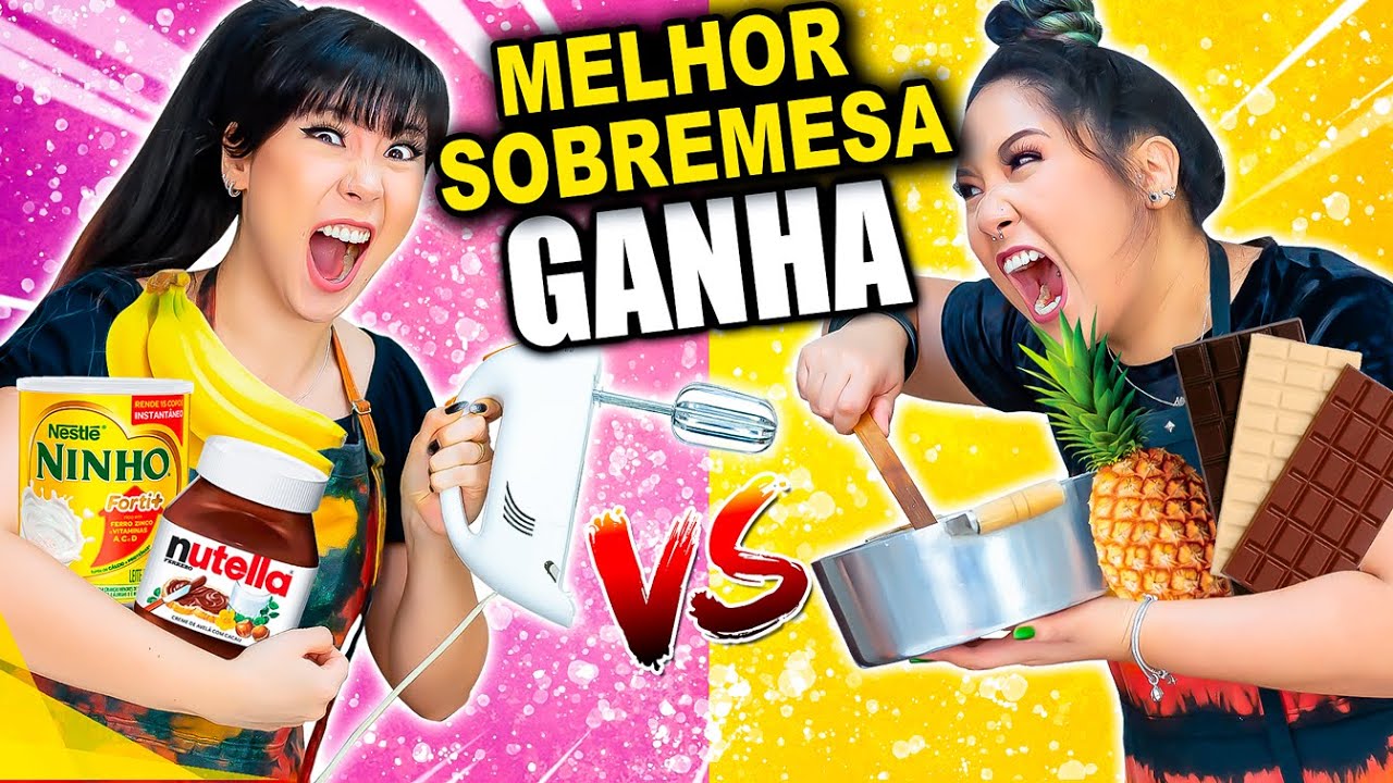 QUEM FIZER A MELHOR SOBREMESA VENCE!! MARU E JERU MASTERCHEF | Blog das irmãs
