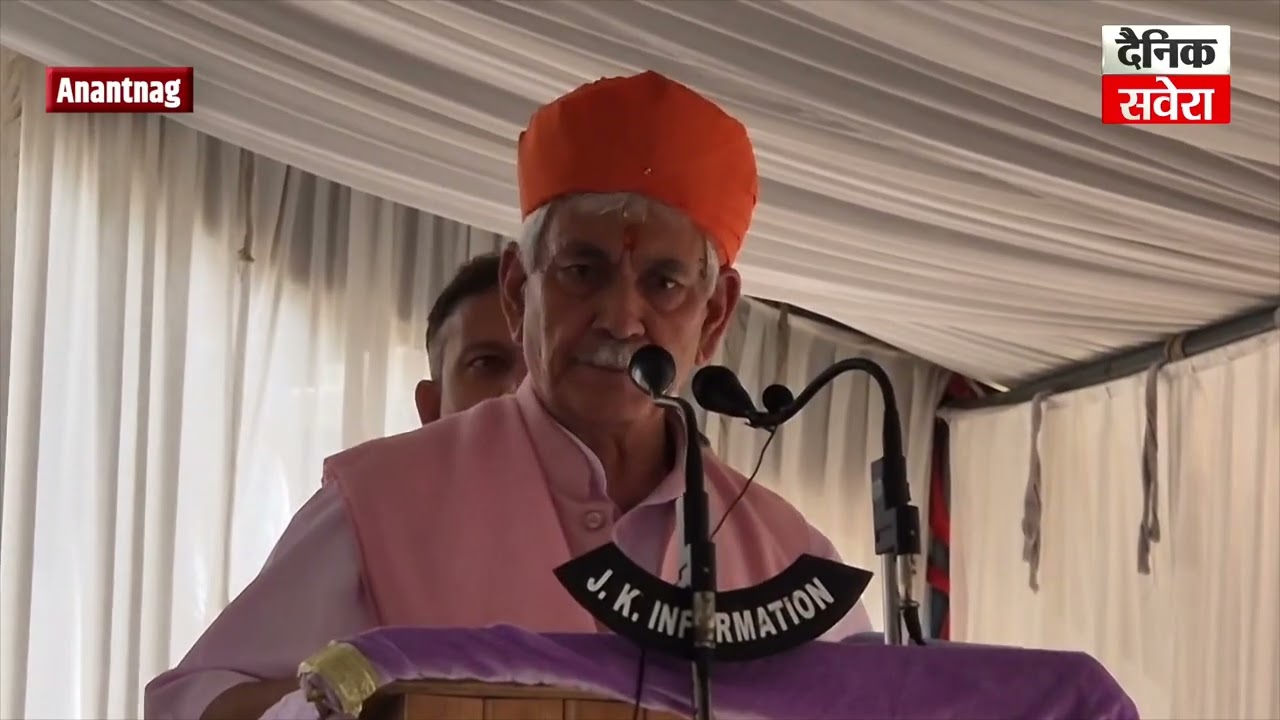 LG Manoj Sinha Visits Lok Bhawan, Larkipora; Participates in Religious Ceremony