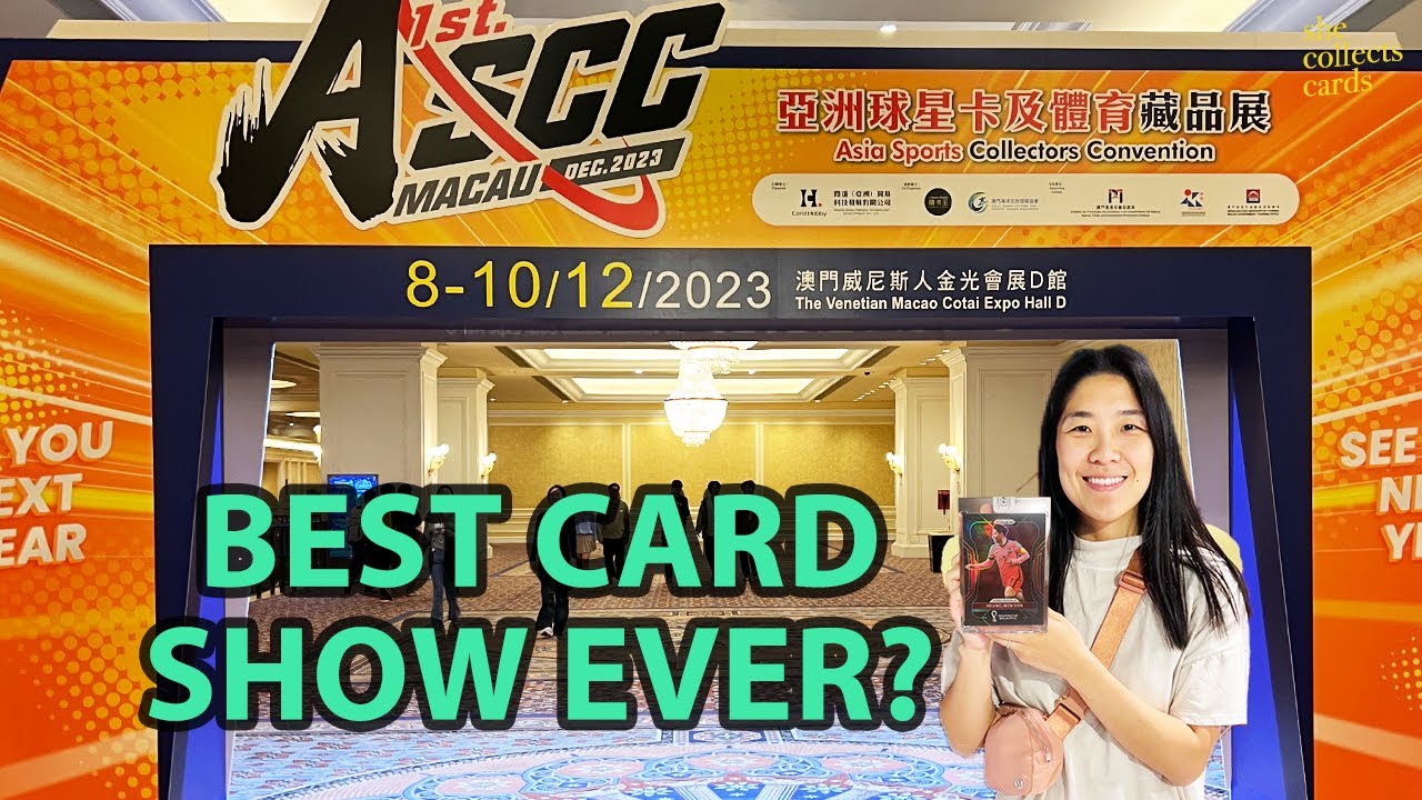 BEST SPORTS CARD SHOW EVER? 🤯 | 1st Asia Sports Card Convention VLOG