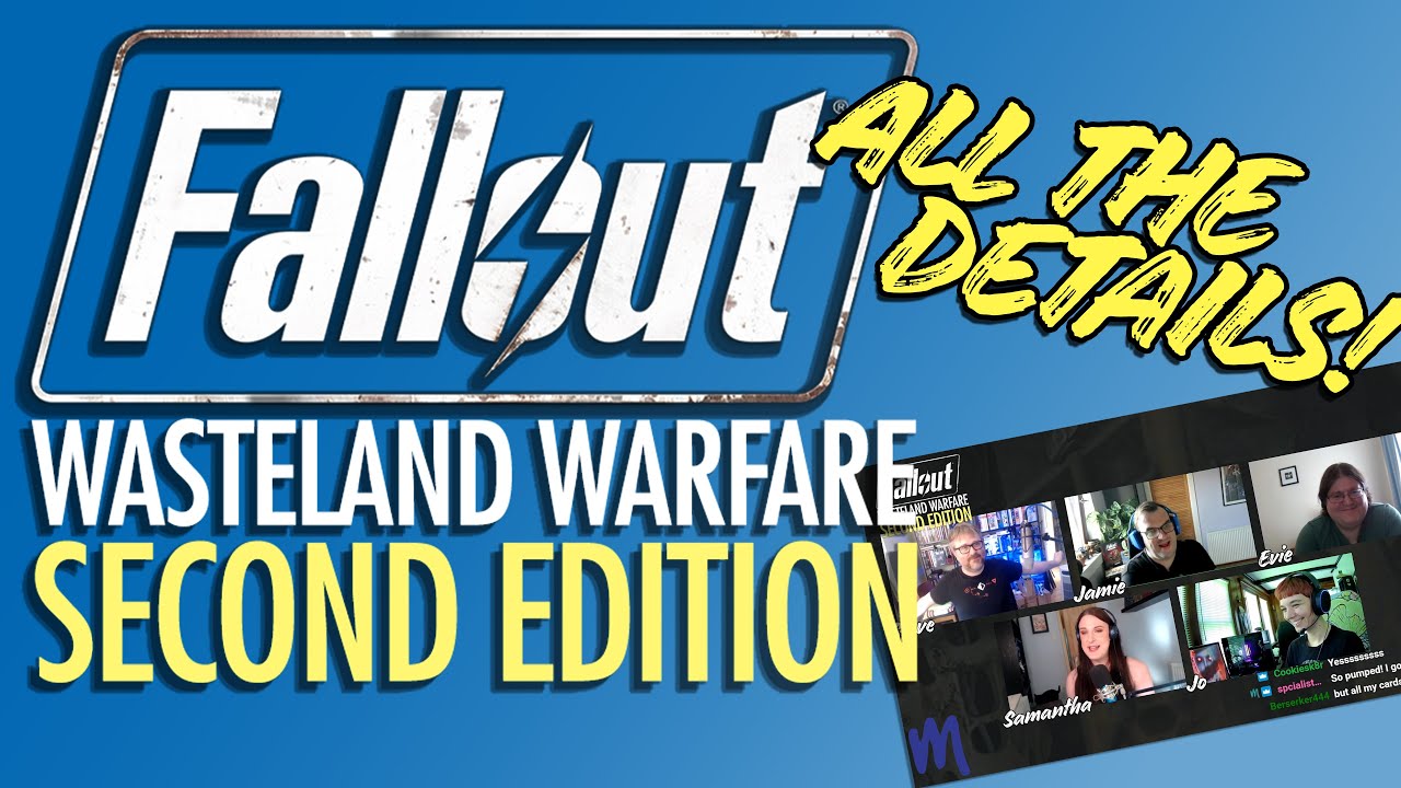 Fallout: Wasteland Warfare Second Edition - Announcement / Details and Info!