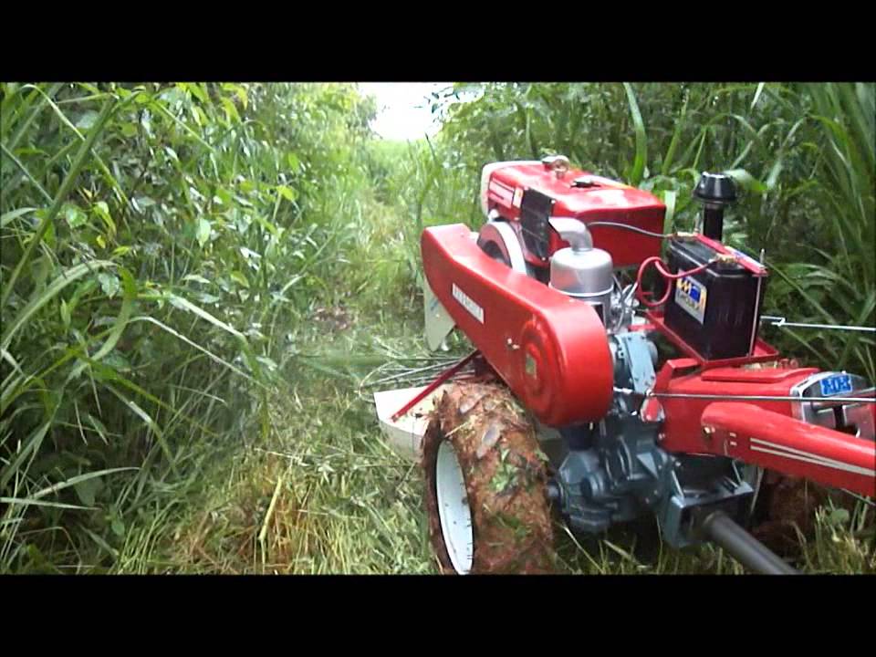 Micro Trator Kawashima ZT-15 com Roçadeira Frontal Moldemaq