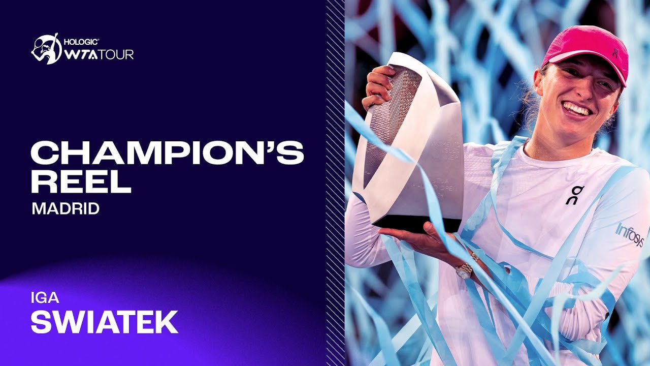 Iga Swiatek claims first title in Madrid 🏆
