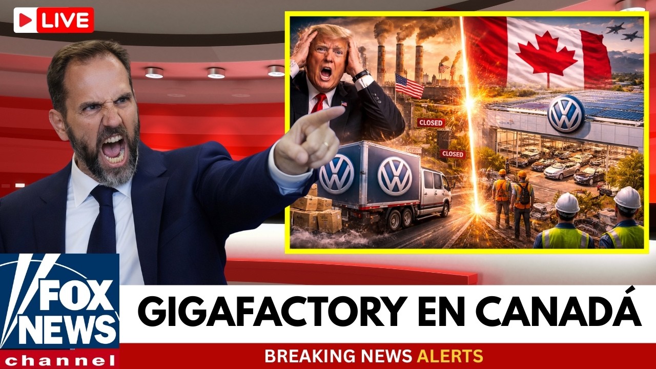 Hace 1 min: Volkswagen deja EE. UU. y construye gigafábrica en Canadá; aranceles de Trump fallan