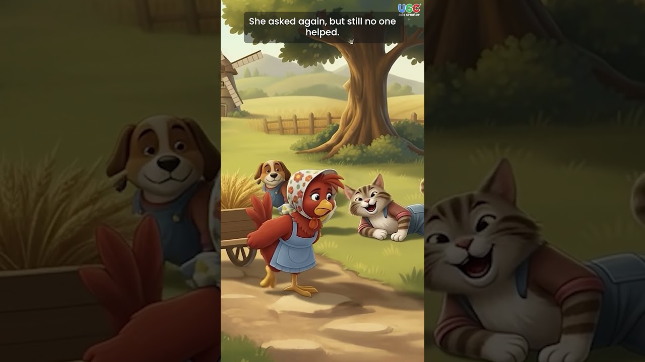 Story for Kids - The Little Red Hen 🐔 | Kids learning videos