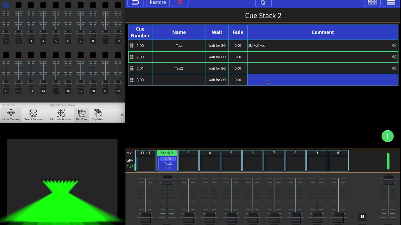 Урок 9. Запись Cue Stack