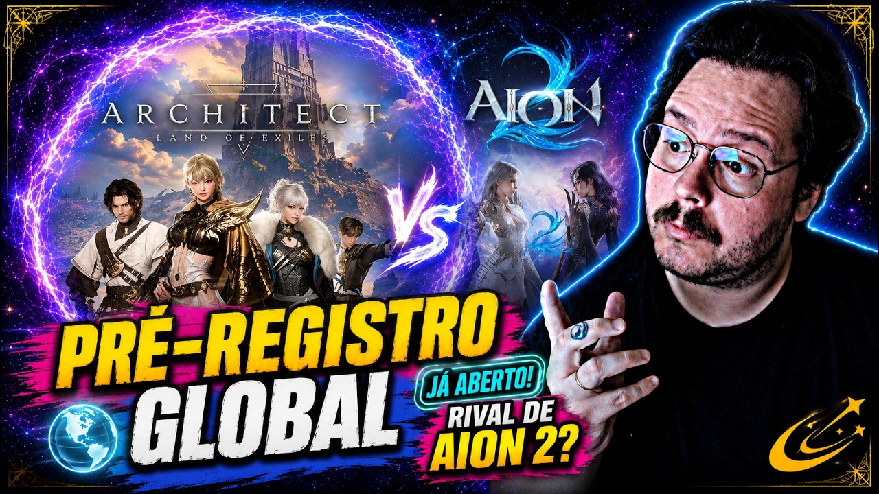 O MMORPG ARCHITECT: LAND OF EXILES ABRE O PR&Eacute; REGISTRO GLOBAL E CONTINUA SUA RIVALIDADE COM AION 2