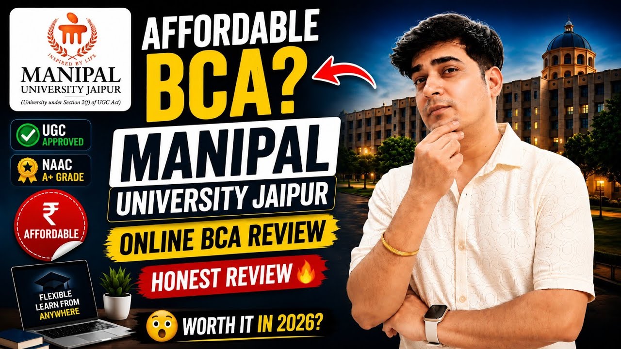 Онлайн-программа BCA в Manipal University Jaipur: обзор 2026 года | Стоимость, трудоустройство, ц...