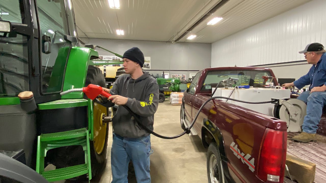 Installing a BreAro 50ft Fuel Hose Reel on our fuel truck- Highly Reccommend