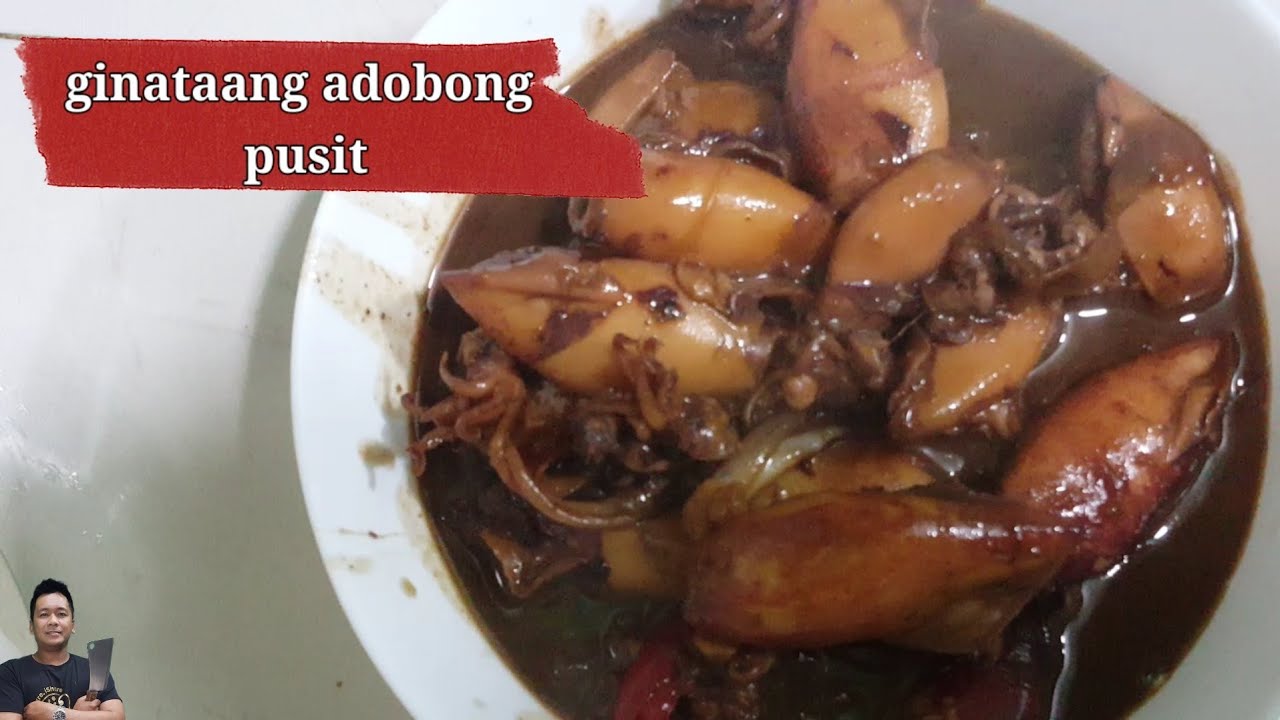 ginataang adobong pusit @panlasang ilocano