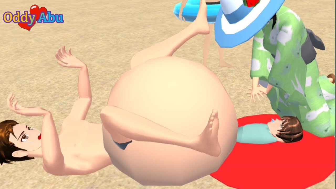 Taiga Cowok Hamil Tiba-tiba Melahirkan Di Pantai 😱😱 Sakura School Simulator 