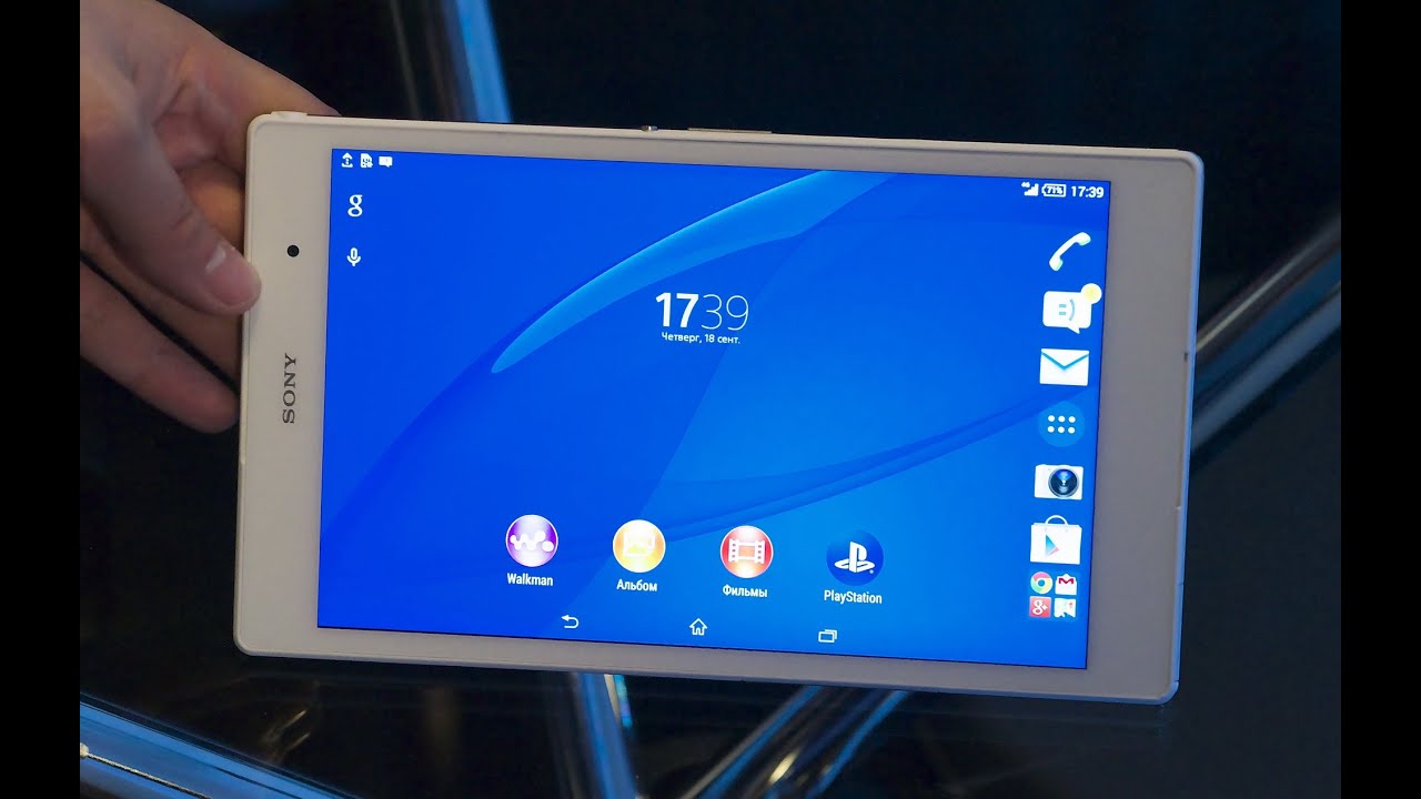 Демо Sony Xperia Z3 Tablet Compact: компактный планшет (preview)