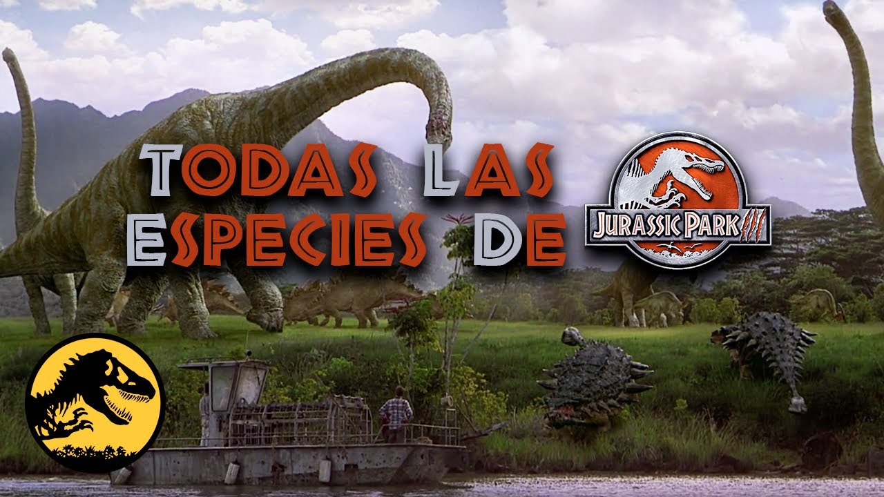 Todas las ESPECIES | Jurassic Park III (2001)