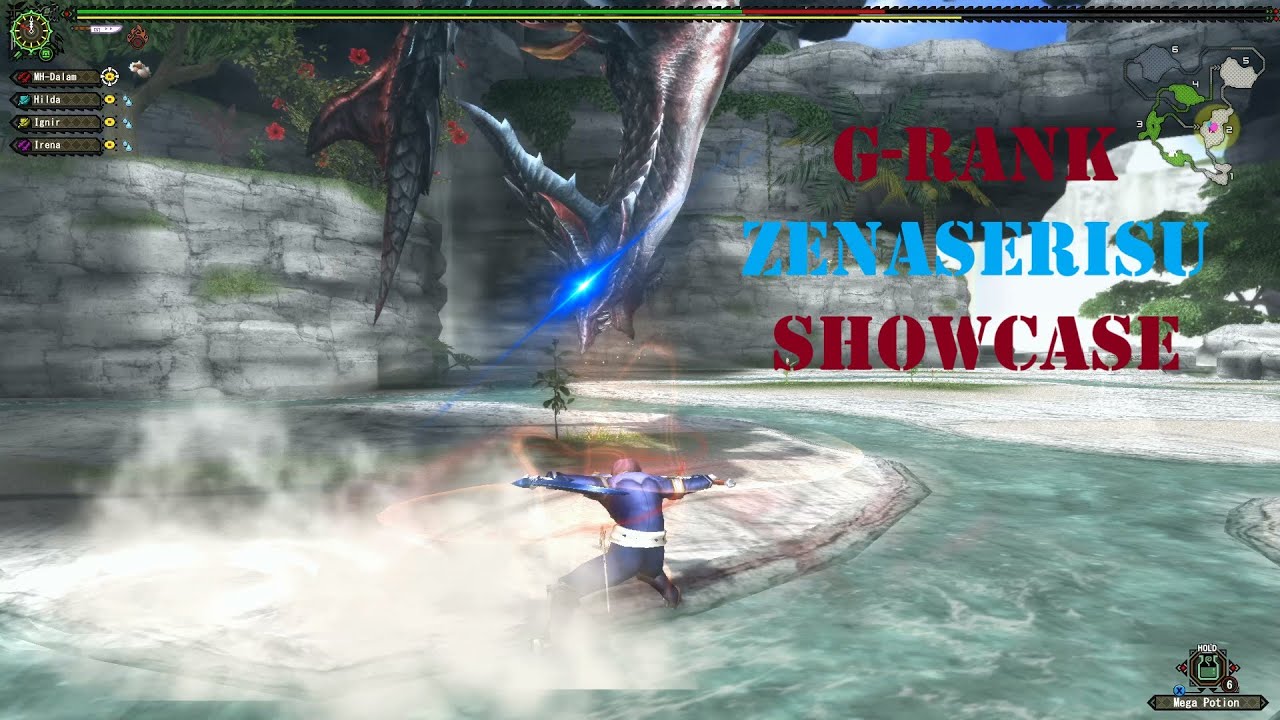 MHFZ Extras: G-Rank Zenaserisu Showcase