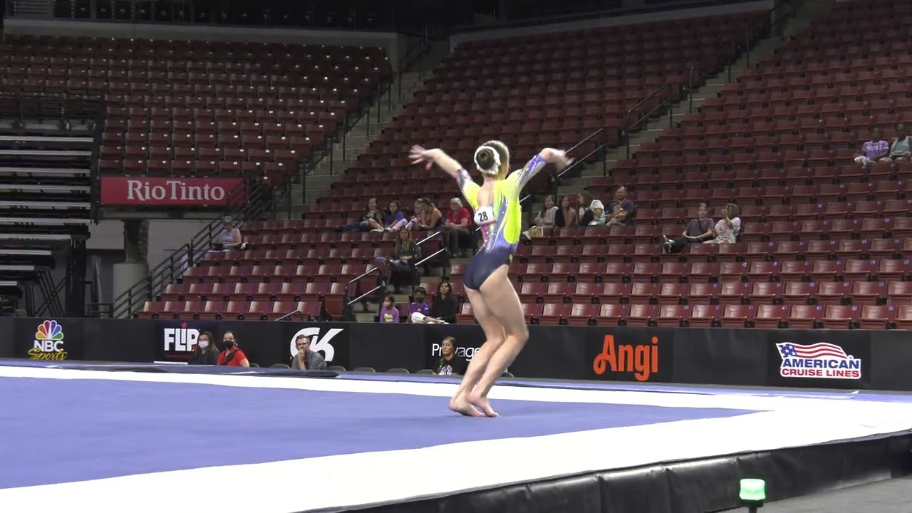 Claire Pease - Floor Exercise - 2022 U.S. Classic - Junior - Session 1
