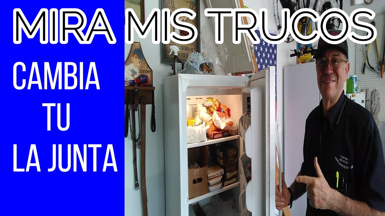 🤔3 TRUCOS!!! 💪 COMO CAMBIAR GOMA de PUERTA de Refrigerador, Congelador o Freezer 💪 (con tornillos)