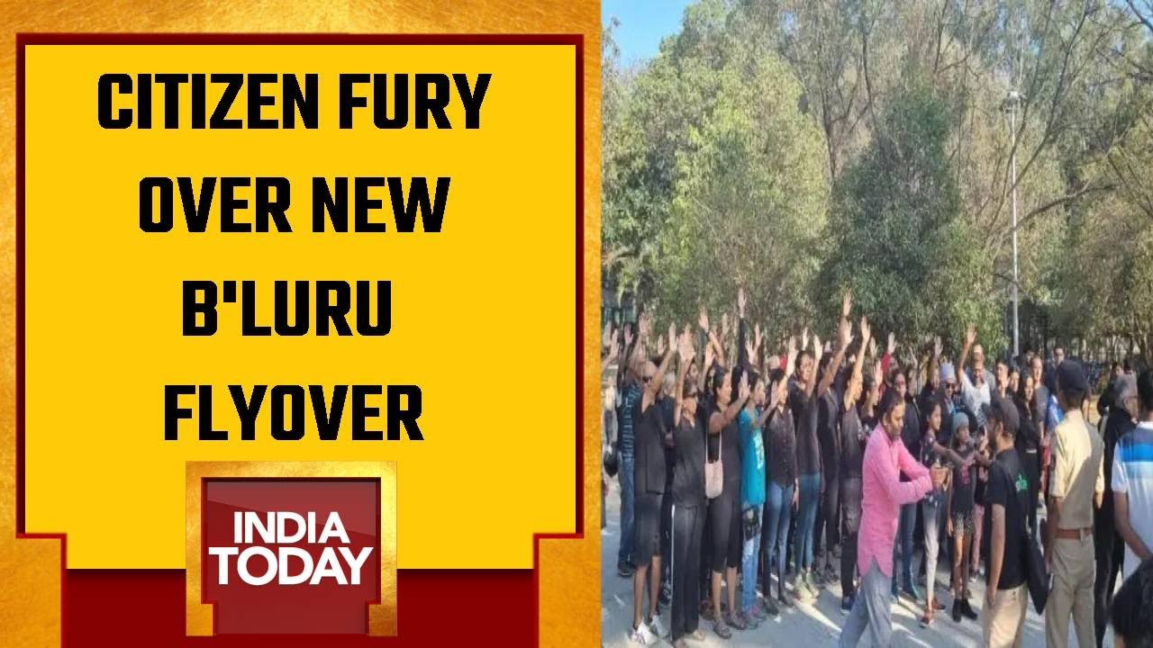 Tree-Cutting For Flyover Sparks Protest In Bengaluru,  FIR Against Locals For Staging Protest