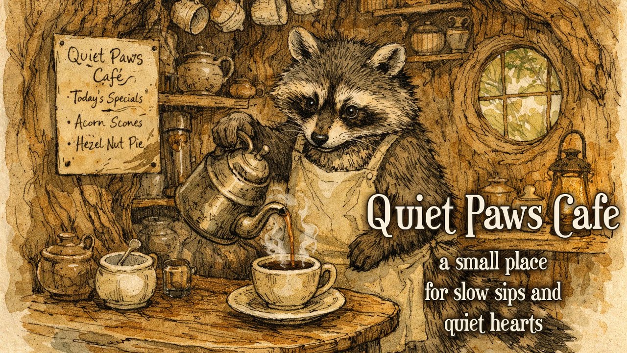 [Celtic Music] Gentle Morning Calm for Focus & Relaxation – Quiet Paws Cafe