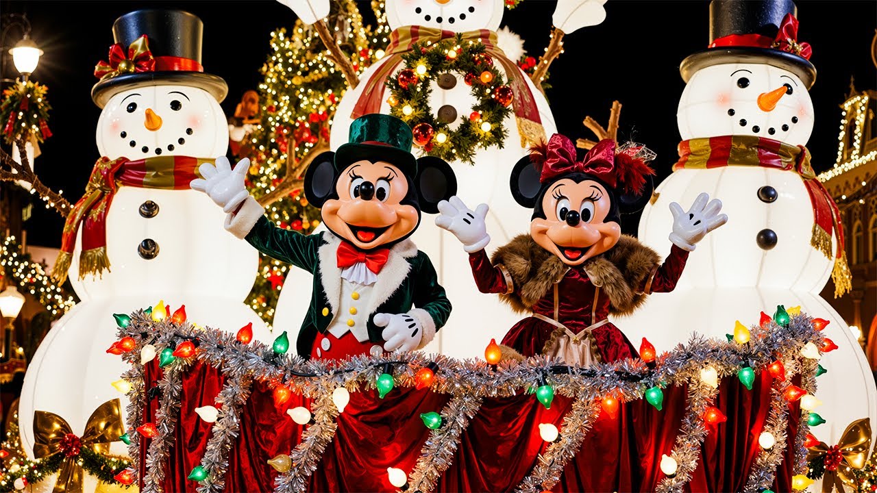 [4K] Disneyland Christmas Parade 2025 🎄 | Full Holiday Parade & Disney Collection Magic