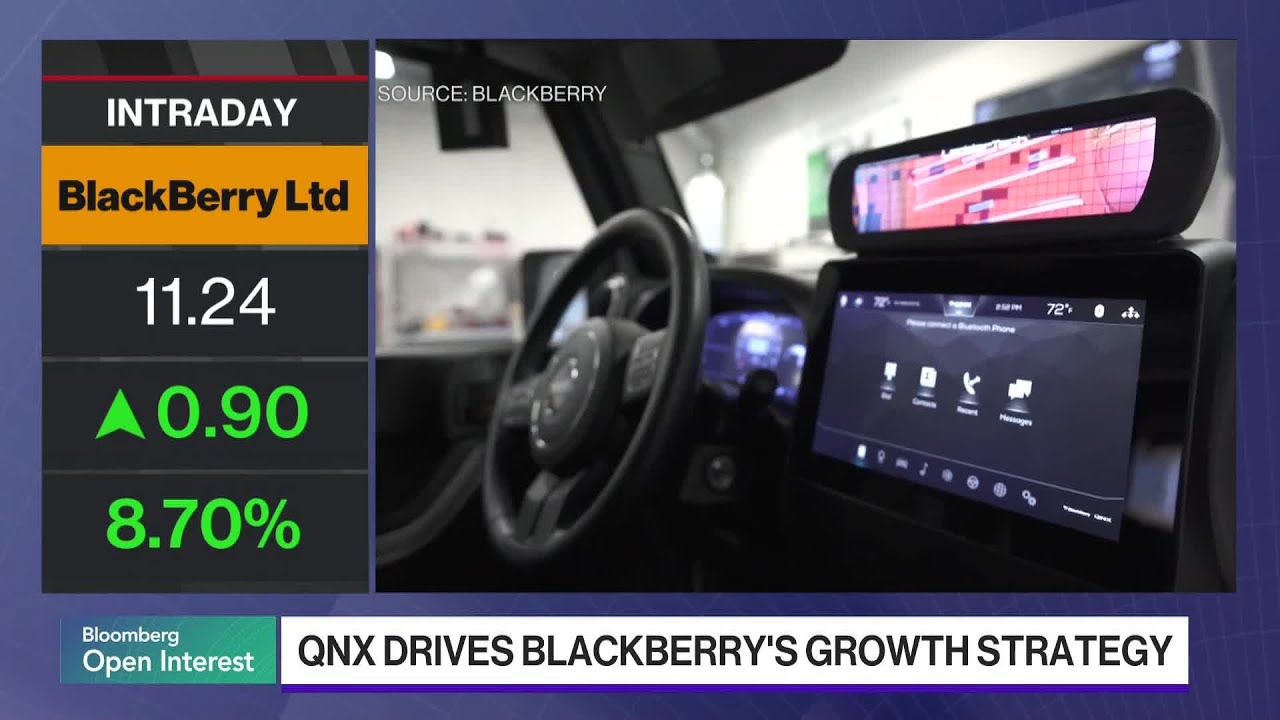 BlackBerry CEO Giamatteo Sees QNX Powering Growth