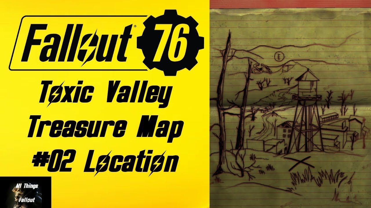 Fallout 76 Toxic Valley Treasure Map #02 Location