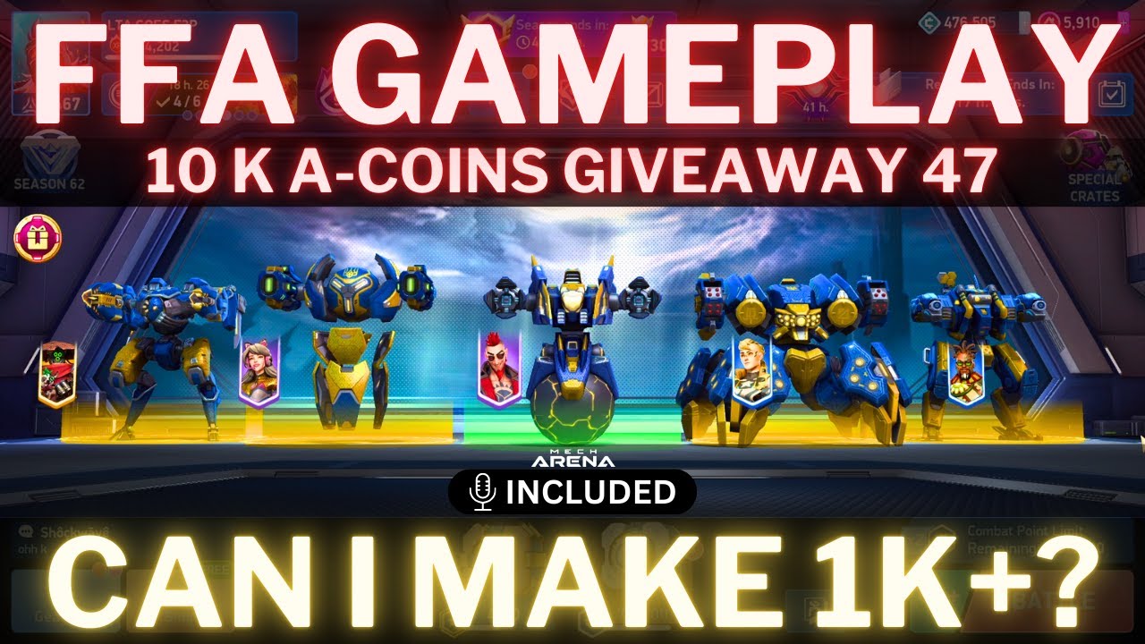 Могу ли я получить 1000+ очков в FFA на своём аккаунте F2P? | Mech Arena