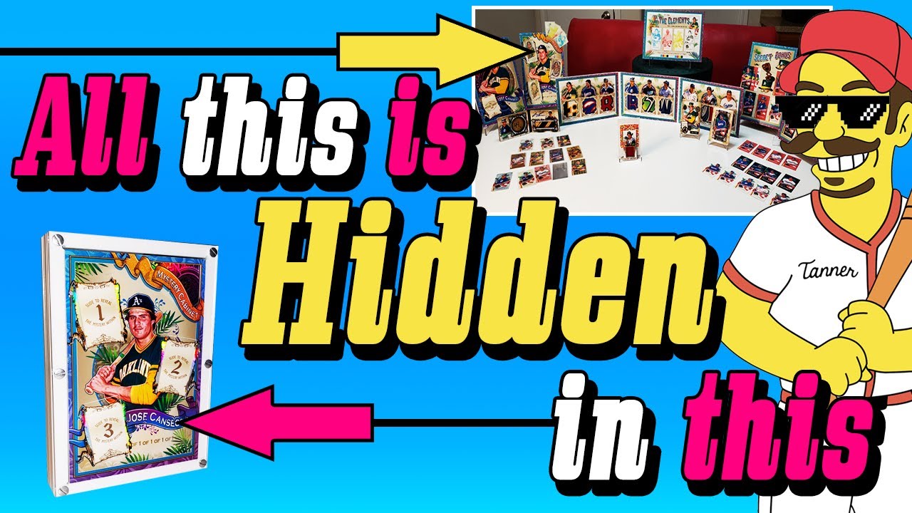 New Type of Baseball Card with Secret Compartments (50+ cards hidden inside!)