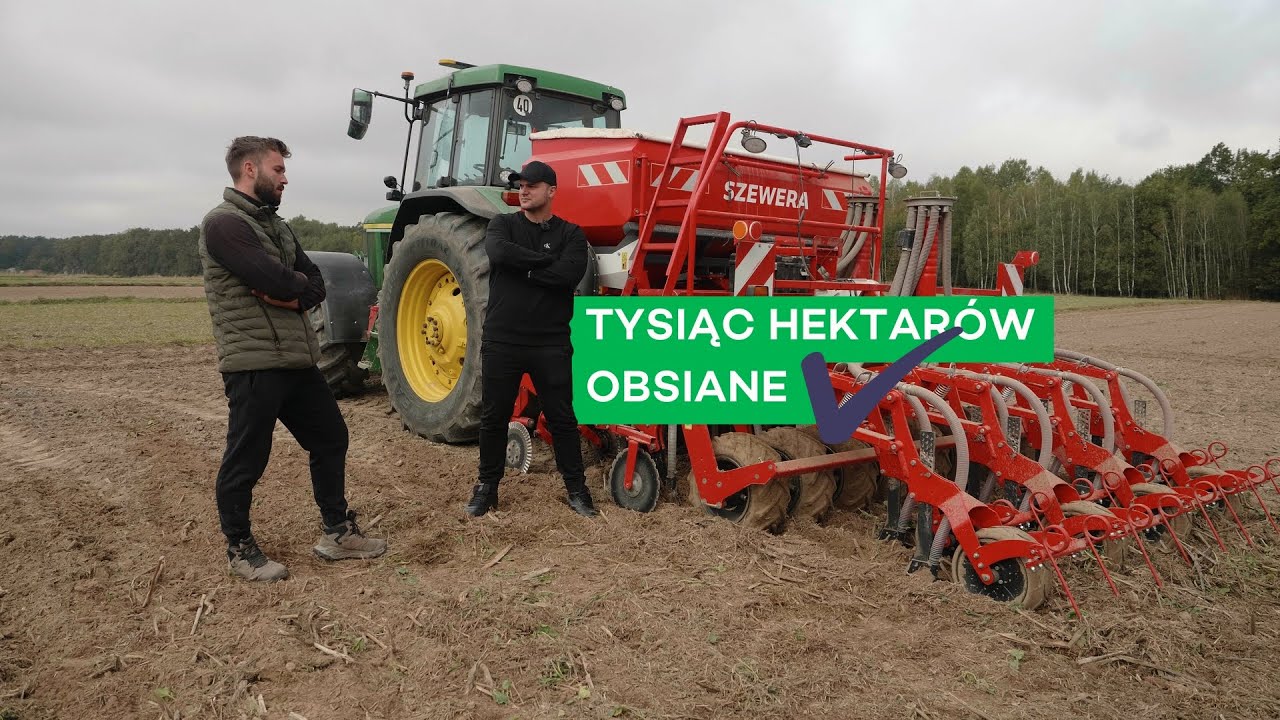 POLSKA MASZYNA, AMERYKAŃSKI CIĄGNIK I SIEW PASOWY W AKCJI - #348 nawozy nonstop