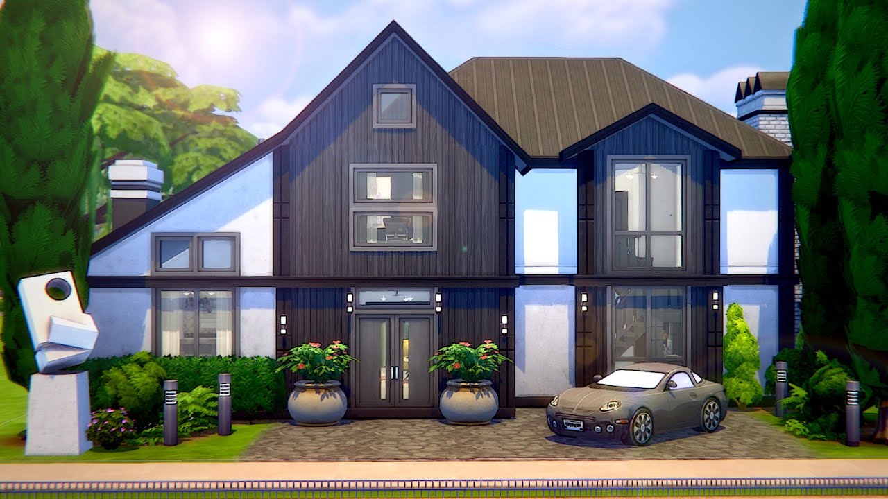 Luxe Bachelor Pad [Base Game] | Sims 4 Speed Build [NO CC]