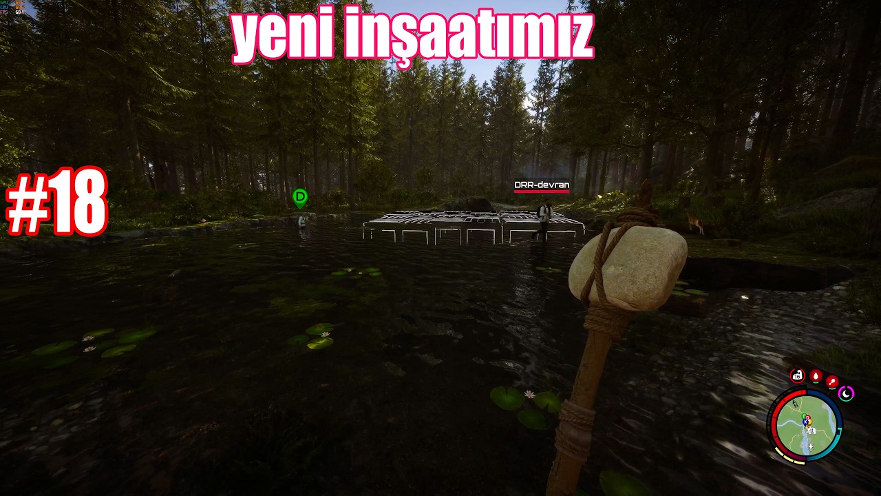Sons of The Forest bölüm 18  4k hd evimizi büyütüyoruz