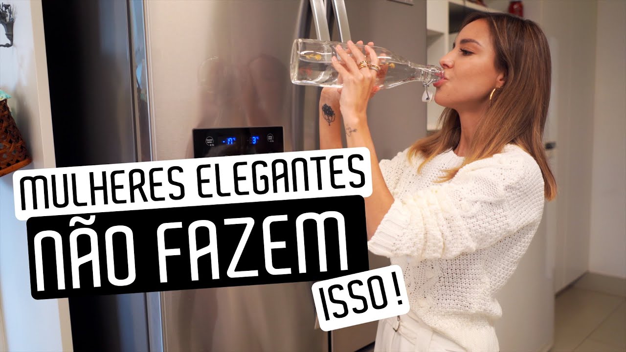 MULHERES ELEGANTES não fazem ISSO em CASA!