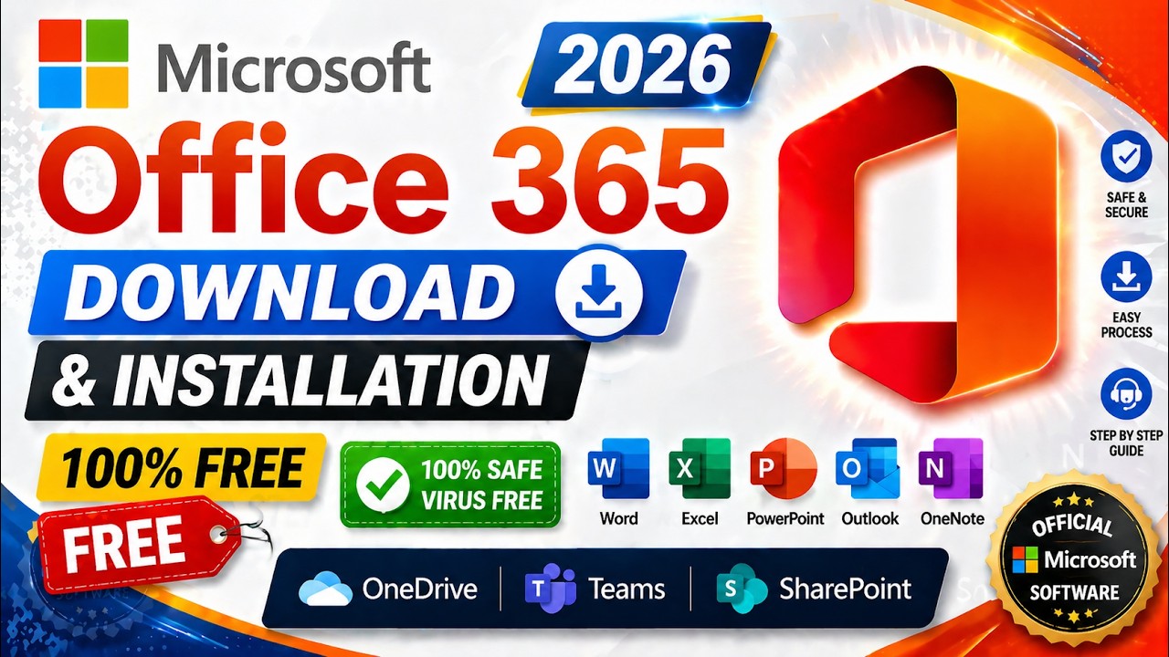 Как скачать и установить полную версию Microsoft Office 365 (пошаговое руководство, 2026 год)