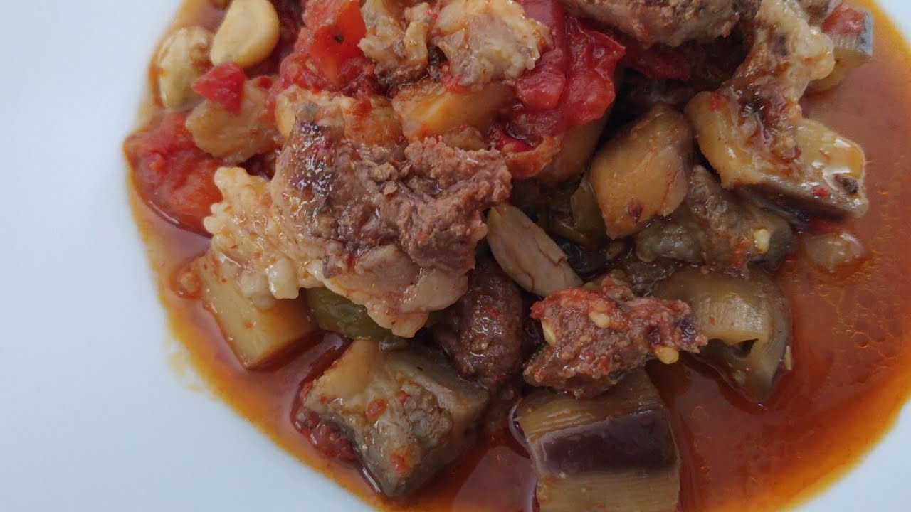 güveçte adana usulu patlıcan tava nasıl yapılır recipe