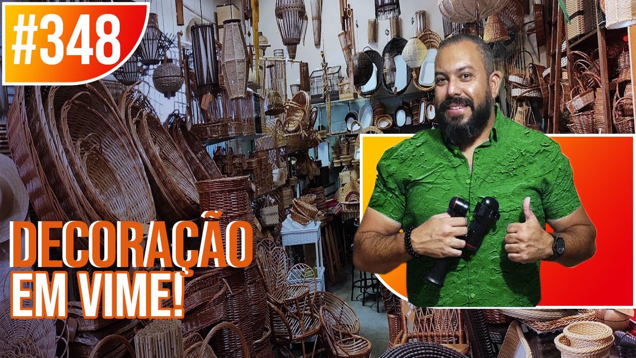 OBJETOS DECORATIVOS EM VIME/PALHA/FIBRA (CESTARIA) FORNECEDOR 25 DE MARÇO/SP #348