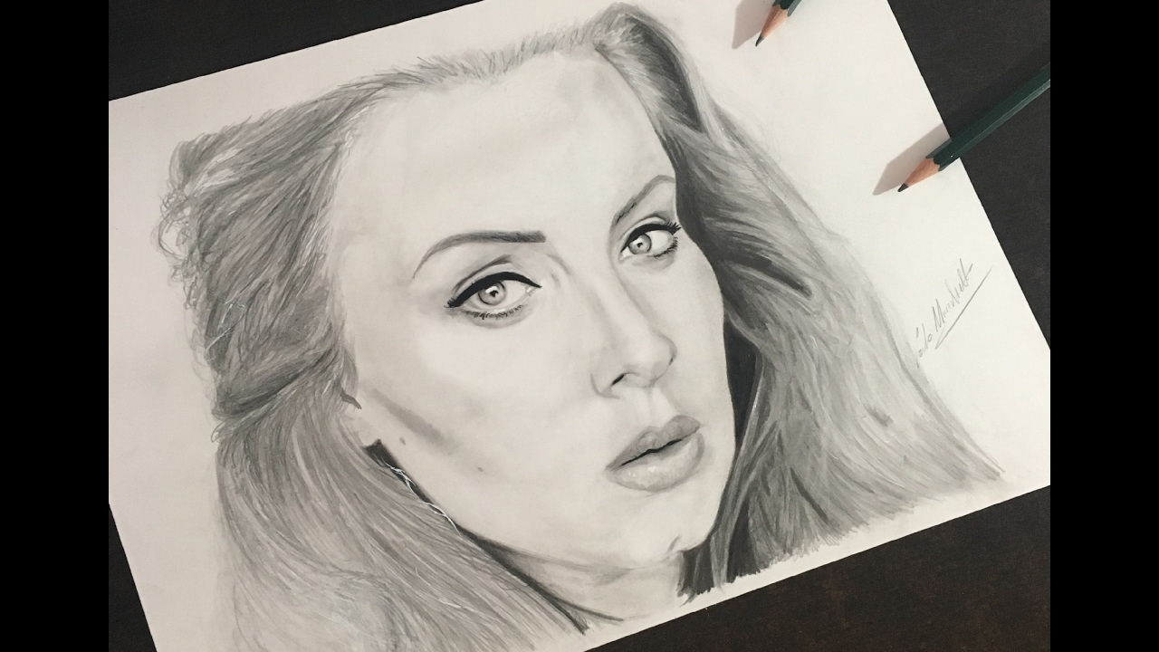 ADELE - Drawing by Carlo Minichiello