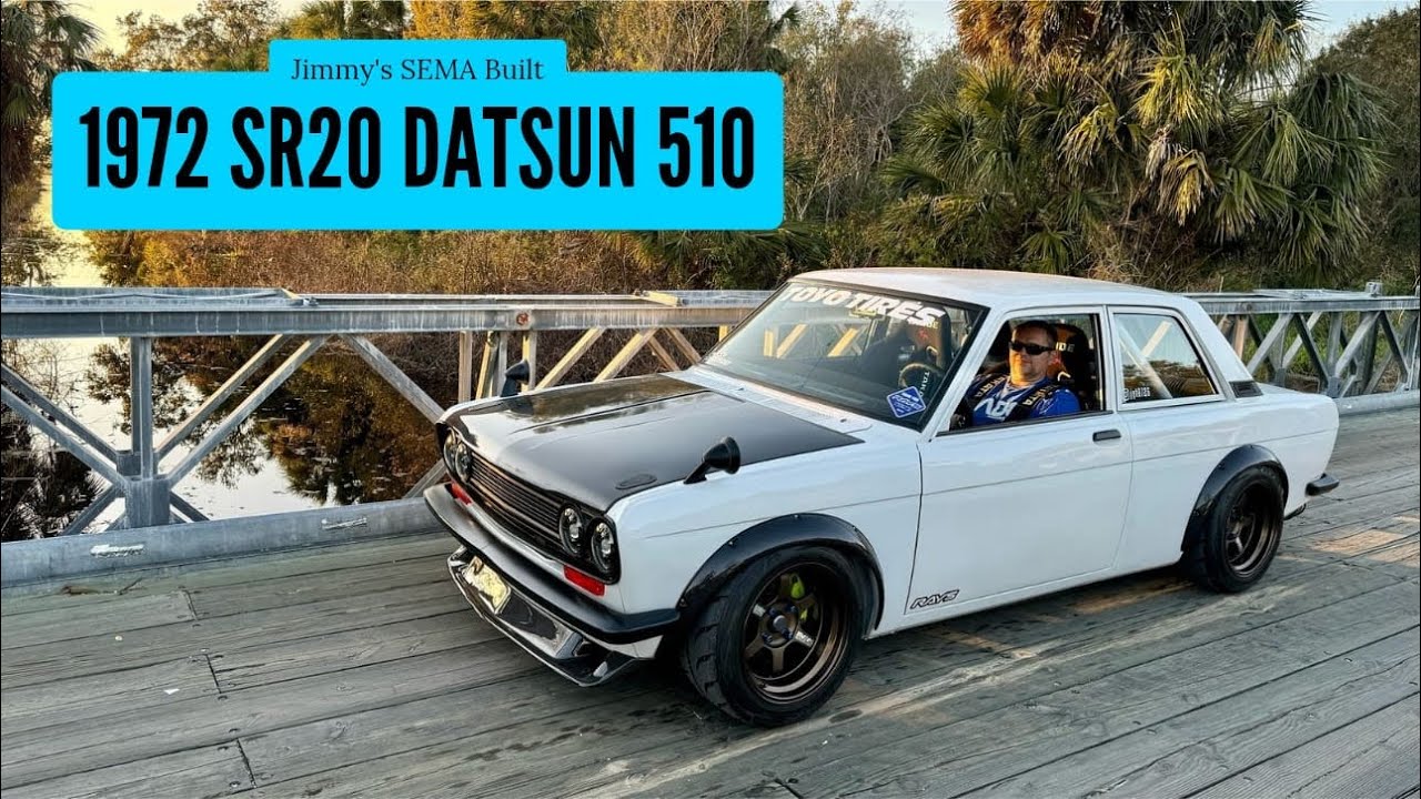 Jimmy’s 1972 SR20 Datsun 510 SEMA Build, POP THE HOOD Interview Series by SFL240SX