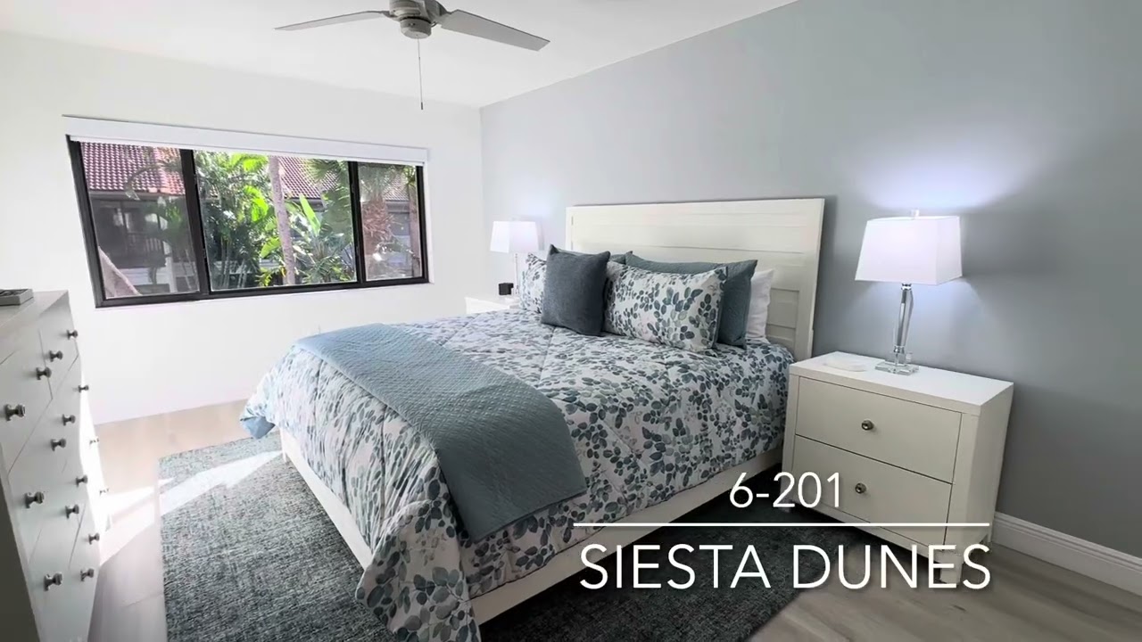 Siesta Dunes 6-201 Beautifully Updated Garden Unit | Vacation Rentals Siesta Key
