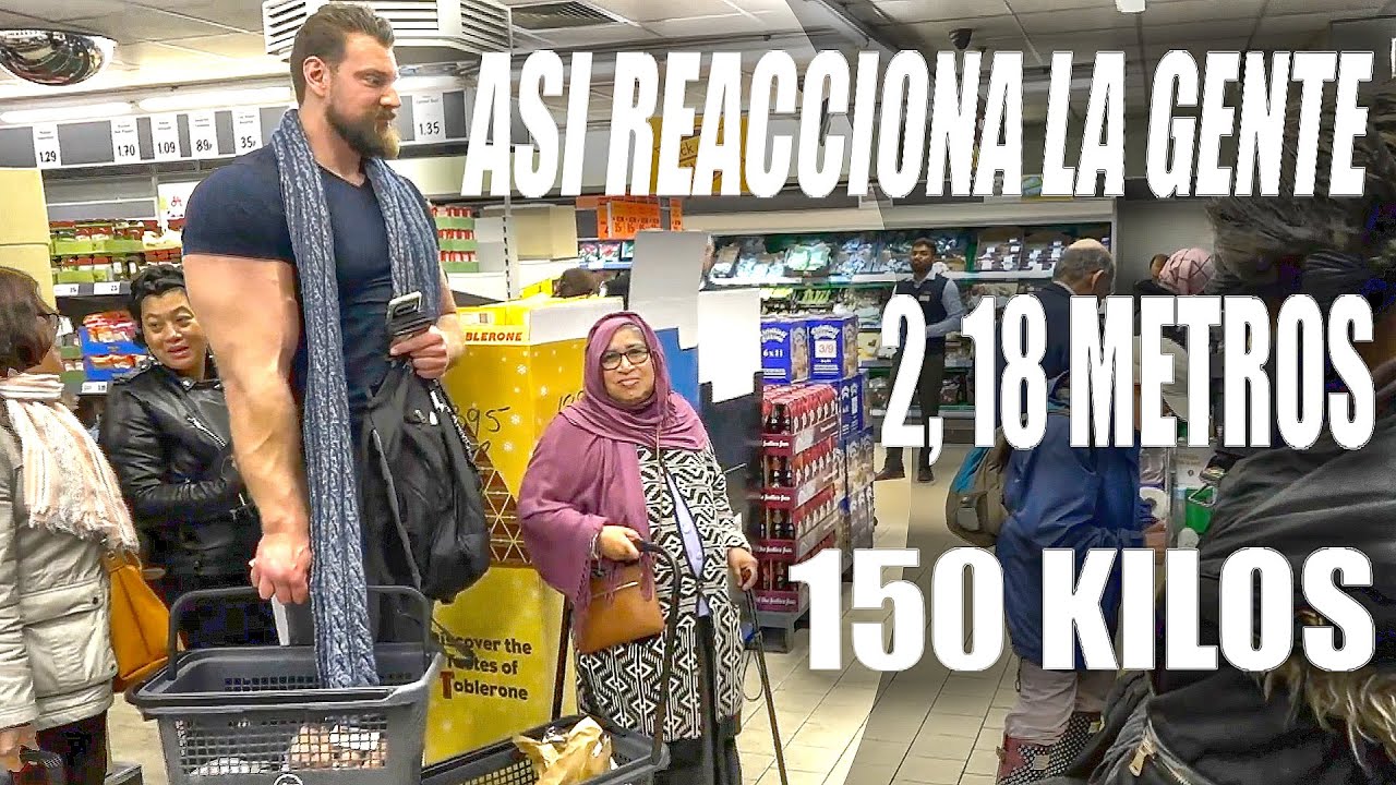 EL GIGANTE HOLANDES 2021 - ASI REACCIONA LA GENTE CULTURISTA EN PUBLICO