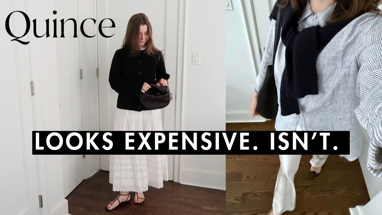 Quince Try-On Haul | Pinterest-Inspired Looks for Less
