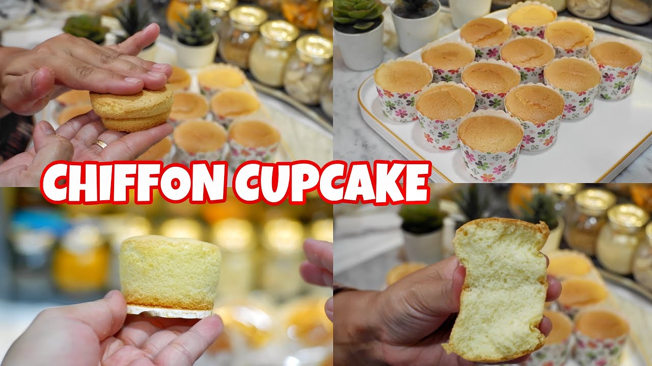 BIKIN CHIFFON CUPCAKE, CAKE MENUL  SERTA TIPS MEMBUATNYA