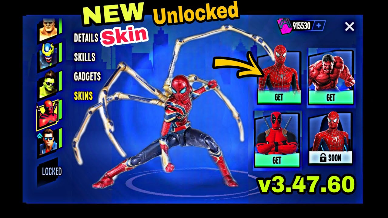 NEW SPIDERMAN SKIN Unlocked in spider Fighter 3 new update 3.47.60 💥🅰️🔥