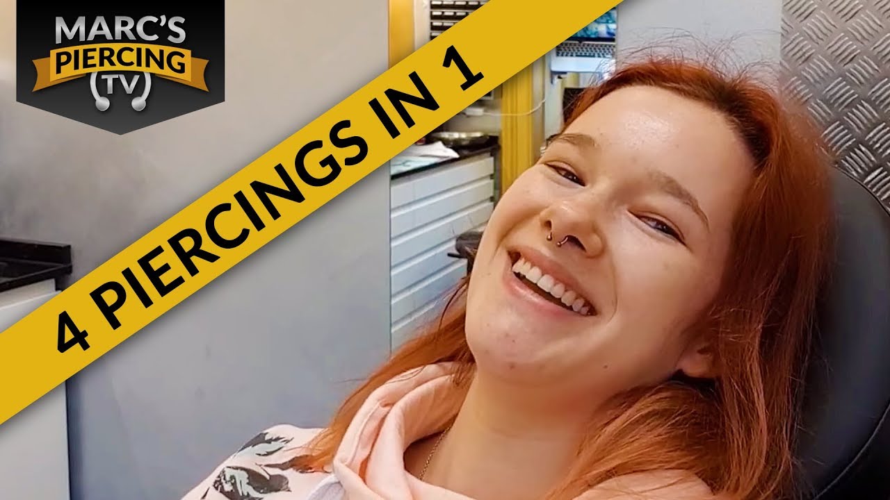 💉 Zunge, Septum, Tragus und Lippenband 💉 EXTRA aus Bayern für 4 Piercings 💉 Marc's Piercing TV