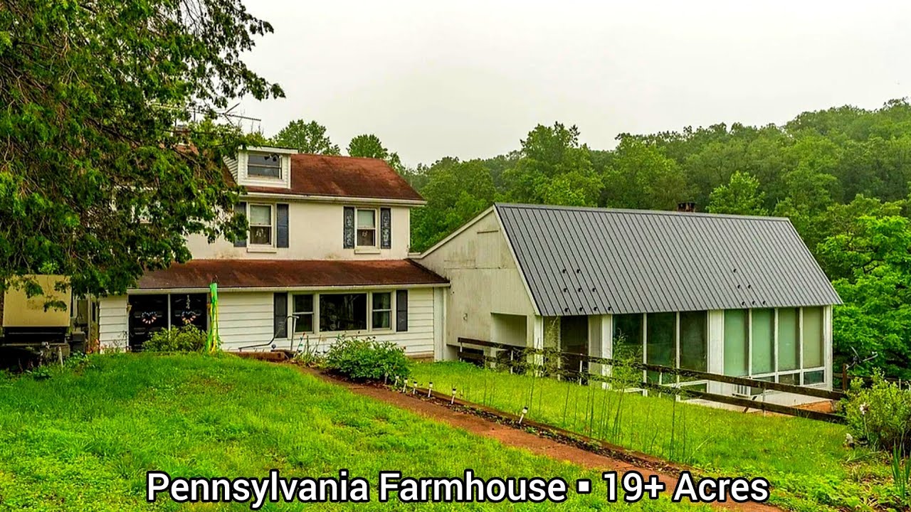 Pennsylvania Farmhouse For Sale | 19+ Acres | Pennsylvania Real Estate | Pennsylvania Homes For Sale