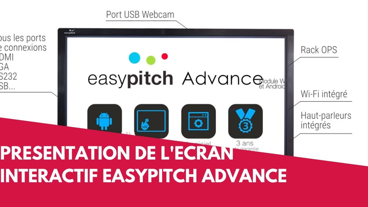 Ecran interactif EASYPITCH  ADVANCE #53